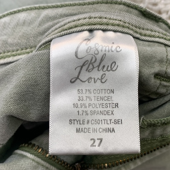 Cosmic Blue Love Skinny Pants - Picture 6 of 6